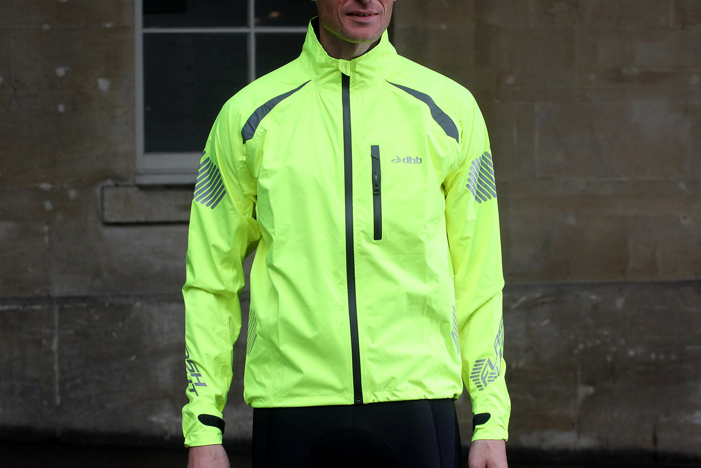 dhb waterproof cycling jacket